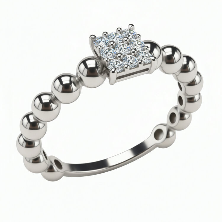 Каблучка Diamond Love з діамантом AR4046-1-W