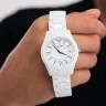 Годинник Emporio Armani білого кольору