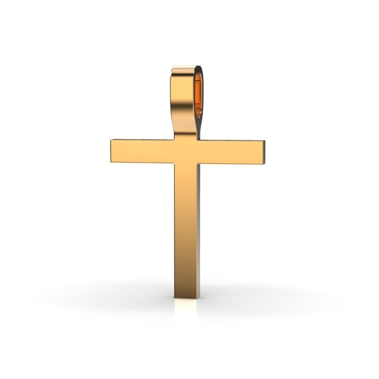 Крестик з червоного золота 110892400