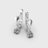 Сережки у білому золоті, з діамантами 348881121