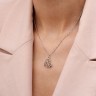 Подвеска «Сердце» из белого золота 11261100