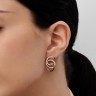 Сережки з комбінованого золота 312821100