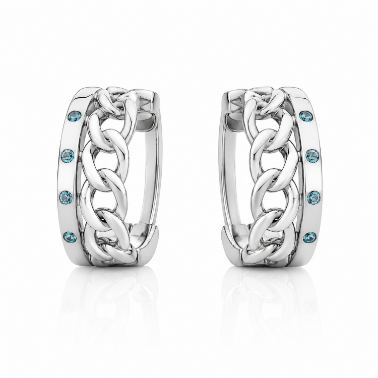 Серьги Roberto Bravo Diamond Love с бриллиантами
