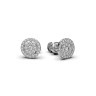 Серьги из белого золота с бриллиантами 341761121