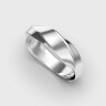 Обручка чоловіча у білому золоті 247011100 Обручка чоловіча у білому золоті 247011100