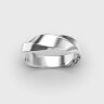 Обручка чоловіча у білому золоті 247011100 Обручка чоловіча у білому золоті 247011100