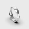 Обручка чоловіча у білому золоті 247011100 Обручка чоловіча у білому золоті 247011100
