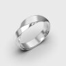 Обручка чоловіча у білому золоті 247011100 Обручка чоловіча у білому золоті 247011100