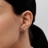 Сережки з комбінованого золота, з діамантами 312831121