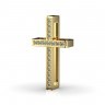 Хрестик «Міні» з червоного золота, з діамантами 16552421
