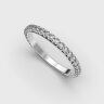 Каблучка у білому золоті, з діамантами 236851121 Каблучка у білому золоті, з діамантами 236851121