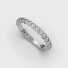Каблучка у білому золоті, з діамантами 247111121 Каблучка у білому золоті, з діамантами 247111121
