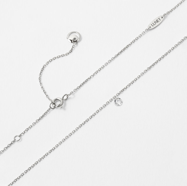 Кольє у білому золоті 746091121