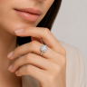 Каблучка Diamond Love з діамантами HP26752