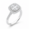 Каблучка Diamond Love з діамантами HP26752