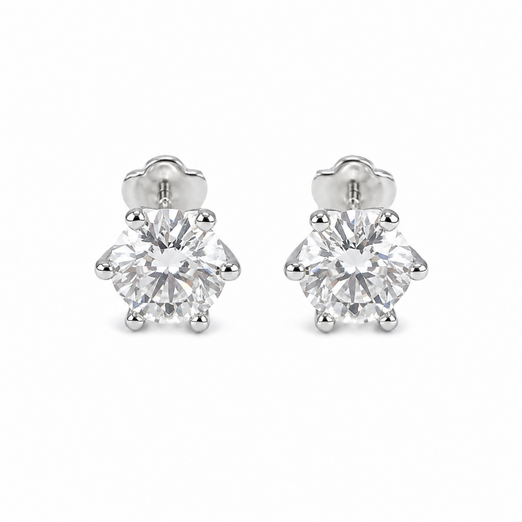 Сережки Diamond Love з діамантами 2Ct HP28824