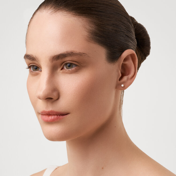 Сережки у жовтому золоті, з діамантами 331393121