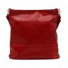 Шкіряна сумка бордового кольору Facebag 9697-74