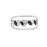 Кольцо Roberto Bravo Diamond Love с сапфирами и бриллиантами.