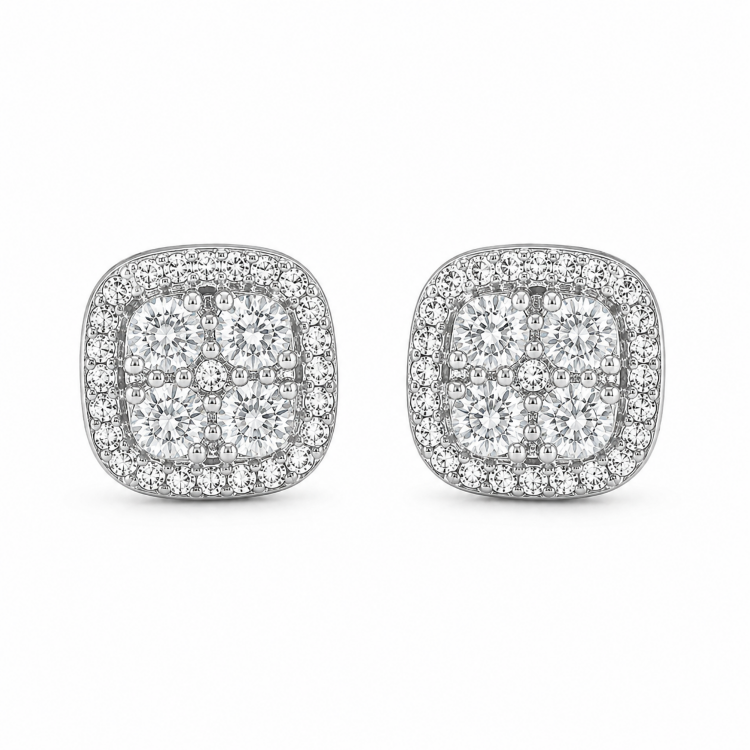Сережки Diamond Love з діамантами HP12915
