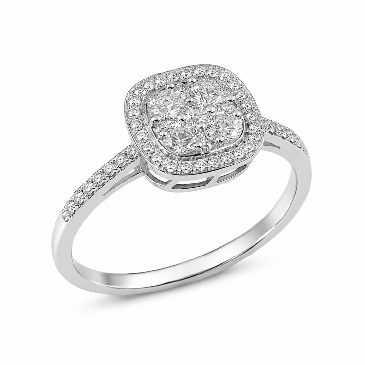 Каблучка Diamond Love з діамантами HP29299 Каблучка Diamond Love з діамантами HP29299