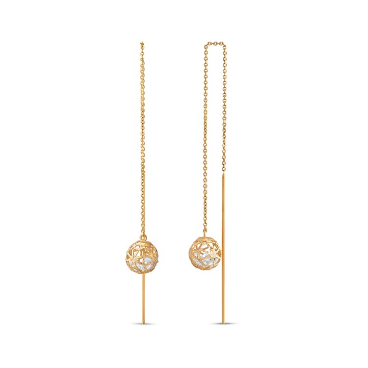 Сережки Bigo з фіанітами BGE000012-00