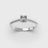 Каблучка у білому золоті, з діамантами 245691121 Каблучка у білому золоті, з діамантами 245691121
