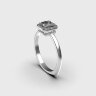 Каблучка у білому золоті, з діамантами 247131121 Каблучка у білому золоті, з діамантами 247131121