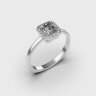 Каблучка у білому золоті, з діамантами 247131121 Каблучка у білому золоті, з діамантами 247131121