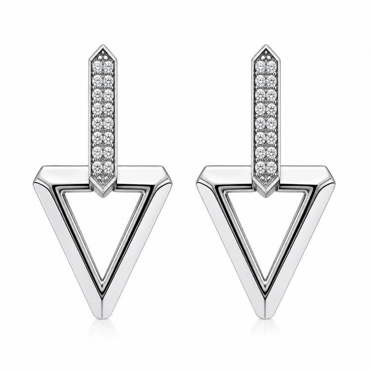 Сережки Diamond Love з діамантами TK-E-1215-WDW