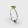 Каблучка у комбінованому золоті, з діамантами 247141121 Каблучка у комбінованому золоті, з діамантами 247141121