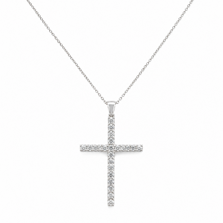 Хрест Diamond Love з діамантами HP25492
