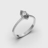 Каблучка у білому золоті, з діамантами 247241121 Каблучка у білому золоті, з діамантами 247241121