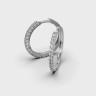 Серьги из белого золота с бриллиантами 342651121