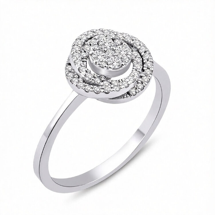 Каблучка Diamond Love з діамантами HP25393