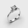 Каблучка у білому золоті, з діамантами 248711121