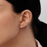 Сережки «Серце» з червоного золота 317682400