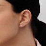 Сережки «Серце» з червоного золота 317682400