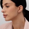 Сережки «Серце» з червоного золота 317682400