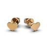 Сережки «Серце» з червоного золота 317682400