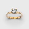 Каблучка у червоному золоті, з діамантом 248751321 Каблучка у червоному золоті, з діамантом 248751321