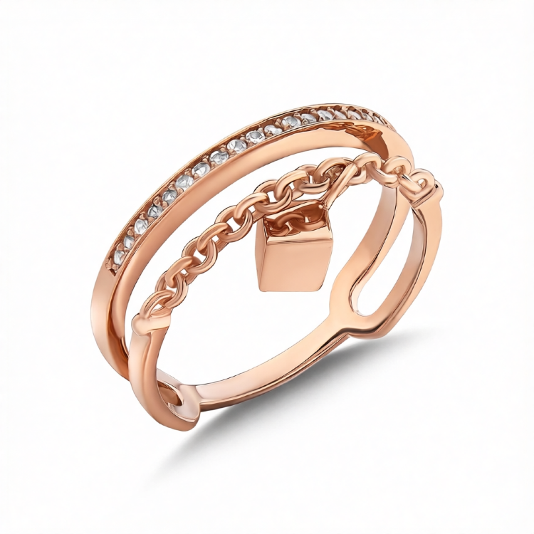 Каблучка Qube із сапфірами QCR000025-00