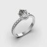 Каблучка у білому золоті, з діамантами 248801121