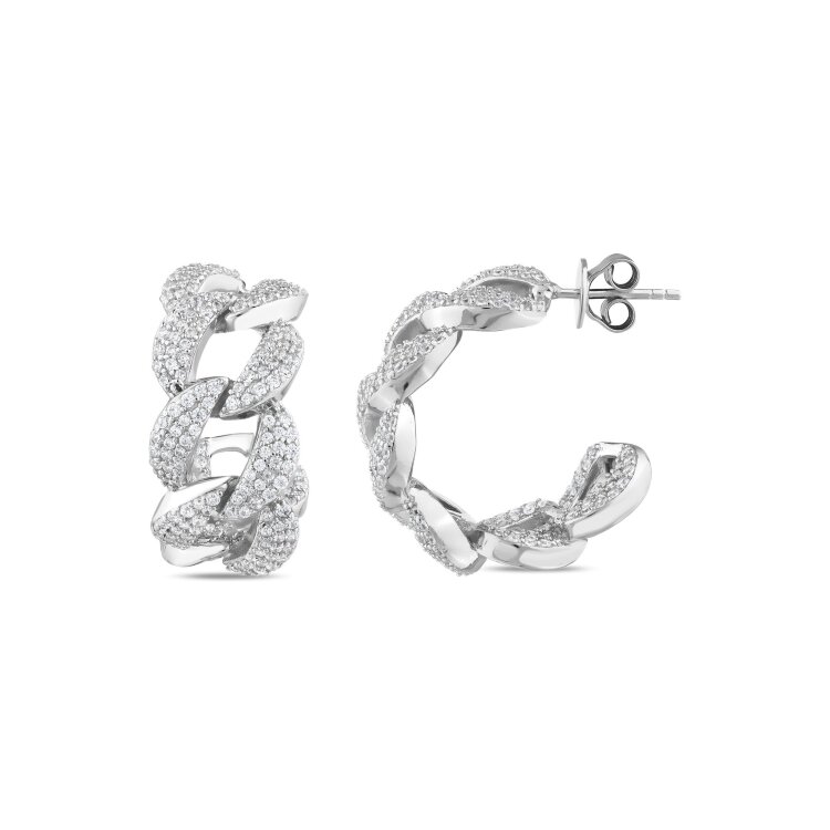 Сережки Rainbow з фіанітами DM3182EG