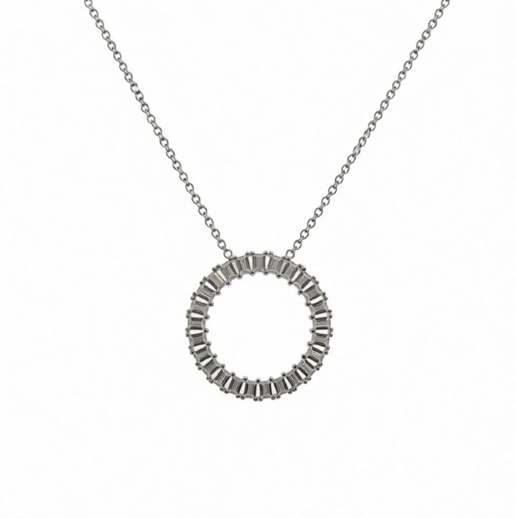 Кольє Rainbow з фіанітами DM5010N Кольє Rainbow з фіанітами DM5010N