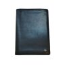Кожаный чехол для документов черного цвета Tergan